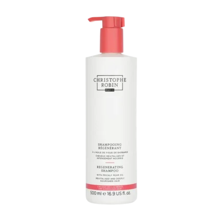 Christophe Robin Regenerating Shampoo with Prickly Pear Oil 500ml