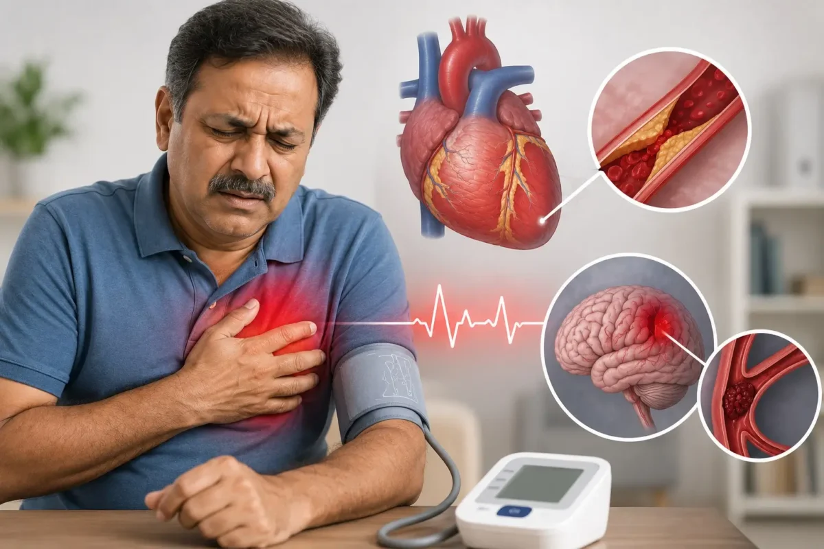 How Does High Blood Pressure Increase Your Risk of Heart Attack and Stroke
