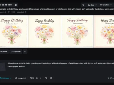 Creating Unique Greeting Cards with AI